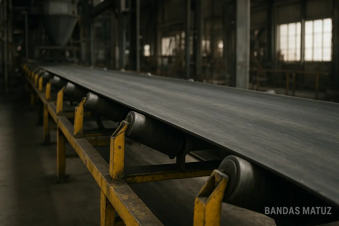 qué es una banda transportadora industrial