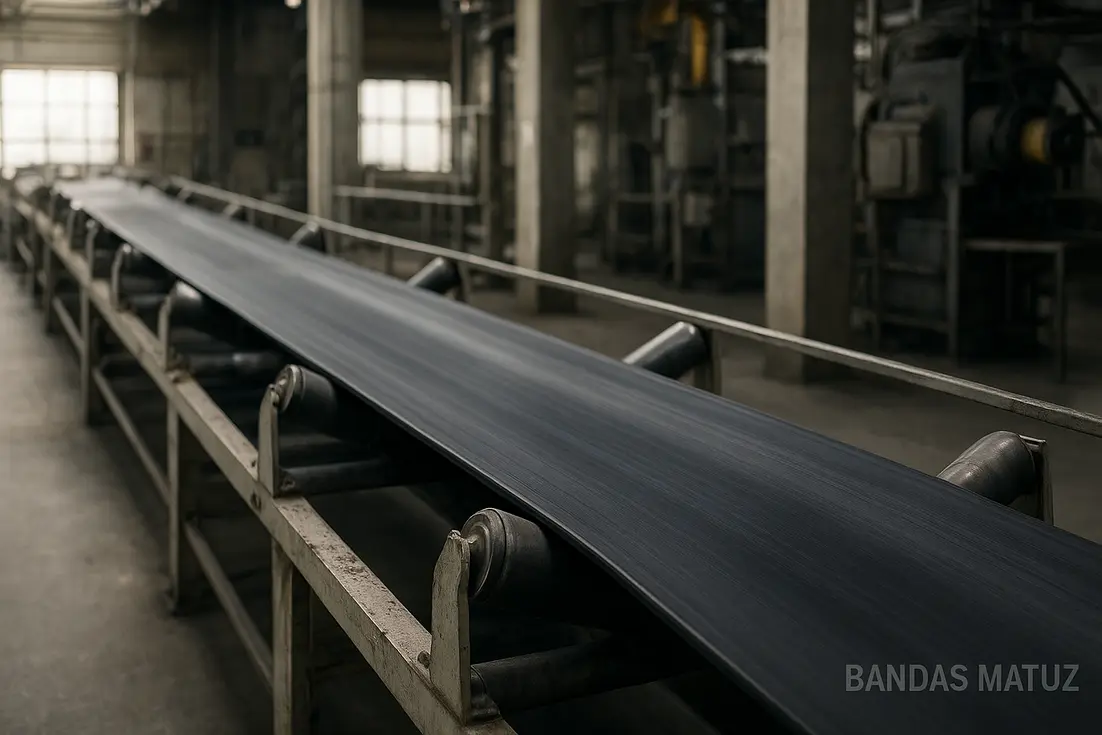 qué es una banda transportadora industrial